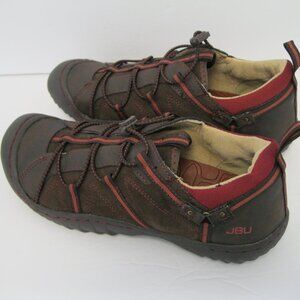 JBU Synergy B2SNG34 Eva Walking Shoes Womens Size 9 M Brown/Red